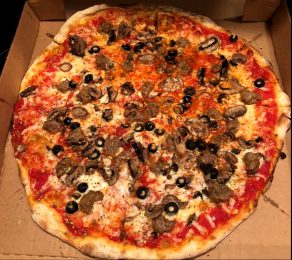 mushroom Olive Pizza